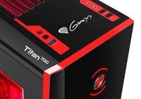 NATEC NPC-1124 Genesis PC case TITAN 700 RED MIDI TOWER USB 3.0