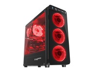 NATEC NPC-1131 Genesis PC case IRID 300 RED MIDI TOWER USB 3.0