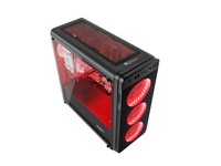 NATEC NPC-1131 Genesis PC case IRID 300 RED MIDI TOWER USB 3.0