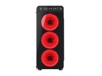 NATEC NPC-1131 Genesis PC case IRID 300 RED MIDI TOWER USB 3.0