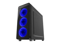 NATEC NPC-1132 Genesis PC case IRID 300 BLUE MIDI TOWER USB 3.0