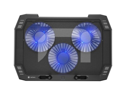 NATEC Oriole base di raffreddamento per laptop 43,9 cm (17.3") 1280 Giri/min Nero