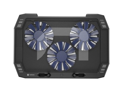 NATEC Oriole base di raffreddamento per laptop 43,9 cm (17.3") 1280 Giri/min Nero