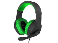 NATEC NSG-0903 Genesis Gaming headphones Argon 200 green