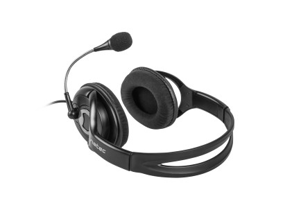 NATEC Bear 2 Auricolare Cablato A Padiglione Nero