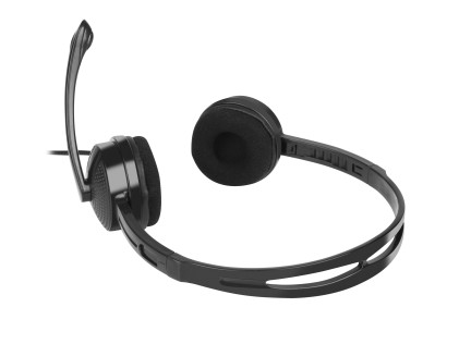 NATEC Canary Go Auricolare Cablato A Padiglione Ufficio Nero