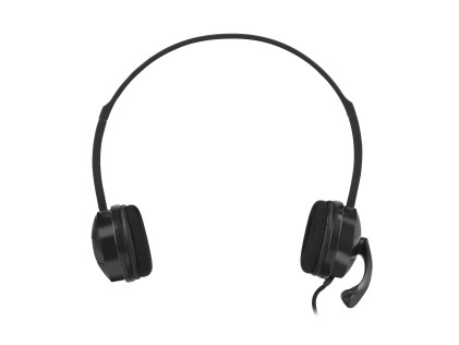 NATEC Canary Go Auricolare Cablato A Padiglione Ufficio Nero