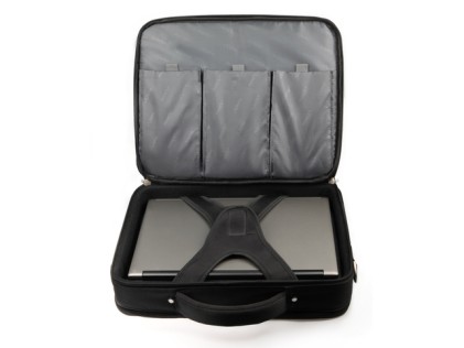 Custodia per laptop Natec Boxer da 15,6" - Sistema antiurto - Resistente all'abrasione - Ampia capacit&agrave; - Nera