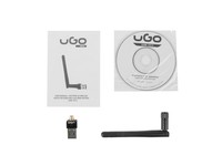NATEC UAW-1013 Natec UGO Mini USB WiFi adaptor, 150 Mbps + 1x detachable antenna 2dBi