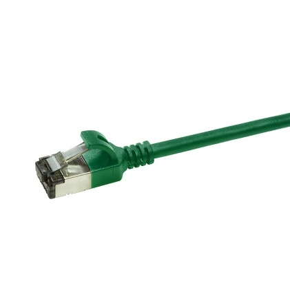 Cavo Di Rete Cat.6A Stp Tpe Slimline Verde 5,0M