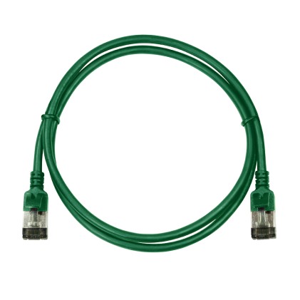 Cavo Di Rete Cat.6A Stp Tpe Slimline Verde 5,0M