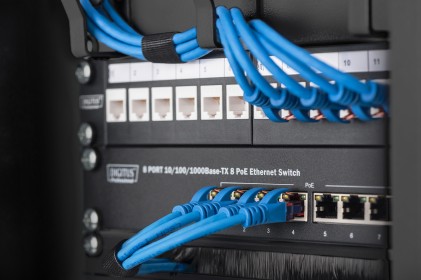 Armadio Rack 10" 9 Unita  In Acciaio Colore Nero