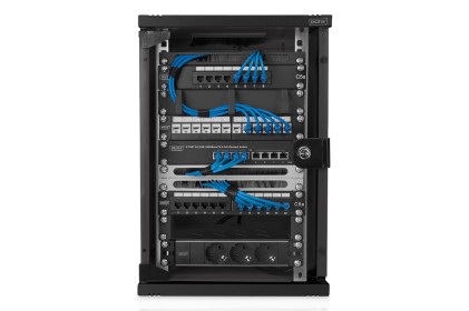 Armadio Rack 10" 9 Unita  In Acciaio Colore Nero
