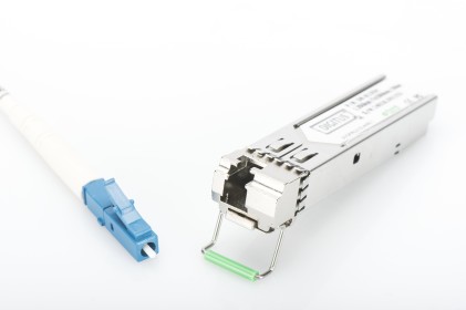 Digitus Modulo Gbic (Sfp) Con Compatibilit€ Hp, 1,25 Gb/S, 20 Km, Dotato Di Funzione Ddm