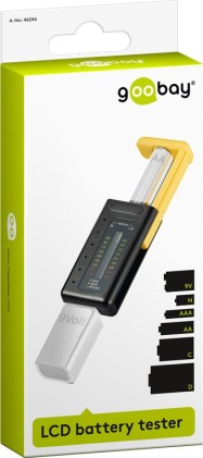 Tester Batterie Per Aaa, Aa, C,D, 9V, Bottone