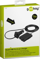 CARICATORE DA AUTO RAPIDO QUICK CHARGER CON PRESA USB 5 VOLT 2 AMPERE 4 PORTE