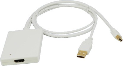 Adattatore Mini Dp + Audio Usb A Hdmi