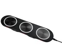 Stazione Ricarica Per Smartphone Con 3 Postazioni Wireless + 2 Porte Usb 2,1A