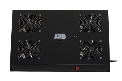 Modulo 4 Ventole Con Termostato Per Armadi Lk1942U614N Colore Nero