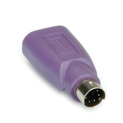 ADATTATORE USB FEMMINA-PS2 MASCHIO PER TASTIERA