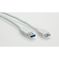 Cavo Usb 3.0 Connettori Usb A - Micro Usb "B" Mt. 3 Colore Bianco