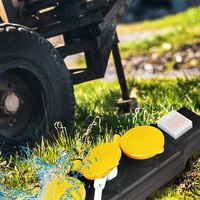 Multipresa 5 Porte Da Esterno Con Coperchi Di Protezione, Prese E Spina Schuko