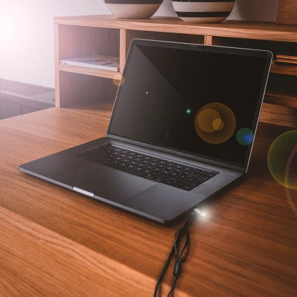 Cavo Di Sicurezza Per Notebook Con Slot Nano Con Chiave Mt. 1,50