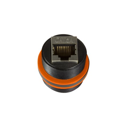 Giunto Due Connettori Rj45 Cat 6A P67 Da Esterno Waterproof