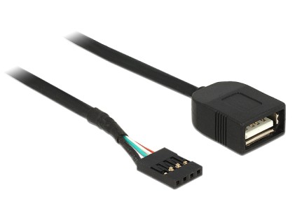 Cavo Adattatore Usb 2.0 Femmina - Pin 4 Poli Cm 40
