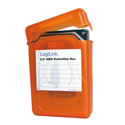 Box Protezione Per Hdd 3.5" Nero
