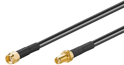 Cavo Prolunga Antenna Rp-Sma Maschio > Rp-Sma Femmina Mt 5