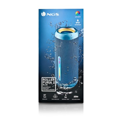 Ngs Cassa Acustica Wireless Compatibile Bluetooth 5,3, 30W Output,Water Resistant,Con Porta Usb  Tf