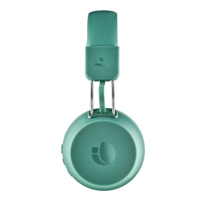 NGS ARTICA CHILL Cuffie Con cavo e senza cavo A Padiglione Musica e Chiamate Micro-USB Bluetooth Colore foglia di t&egrave;