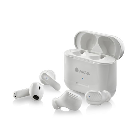 Ngs Set Da 4 Auricolari, Due Paia Bluetooth Con Connessione Automatica, 30 Ore, Sensore Touch, Gommi
