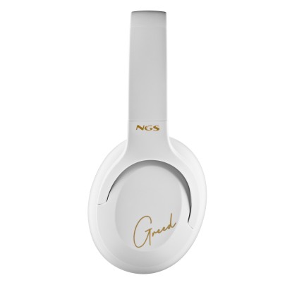 NGS ARTICA GREED Cuffie Con cavo e senza cavo A Padiglione Musica e Chiamate USB tipo-C Bluetooth Bianco