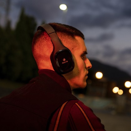 NGS Artica Sloth Auricolare Con cavo e senza cavo A Padiglione Musica e Chiamate Bluetooth Nero