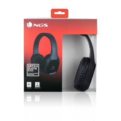 NGS Artica Sloth Auricolare Con cavo e senza cavo A Padiglione Musica e Chiamate Bluetooth Nero