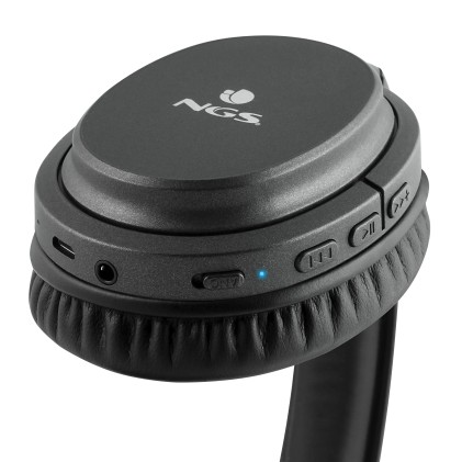 NGS ARTICA TABOO Cuffie Con cavo e senza cavo Passanuca Musica e Chiamate Bluetooth Nero