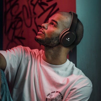 NGS ARTICA TABOO Cuffie Con cavo e senza cavo Passanuca Musica e Chiamate Bluetooth Nero