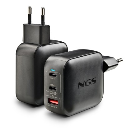 NGS NGS-ACCESORIOS-0289 Caricabatterie per dispositivi mobili Universale Nero AC Ricarica rapida Interno