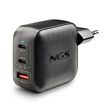 NGS NGS-ACCESORIOS-0289 Caricabatterie per dispositivi mobili Universale Nero AC Ricarica rapida Interno