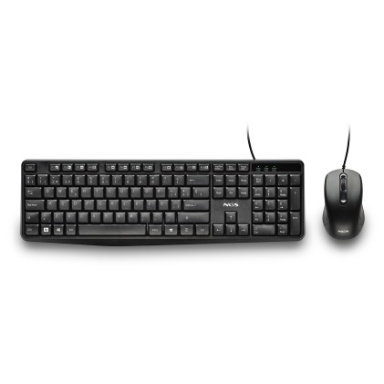NGS COCOA KIT V2 tastiera Mouse incluso Universale USB QWERTY Spagnolo Nero