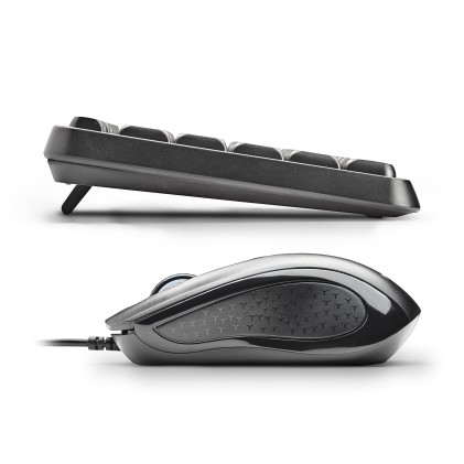 NGS COCOA KIT V2 tastiera Mouse incluso Universale USB QWERTY Spagnolo Nero