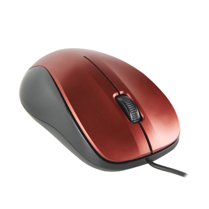 Ngs Mouse Ottico 1200 Dpi Con Filo Rosso