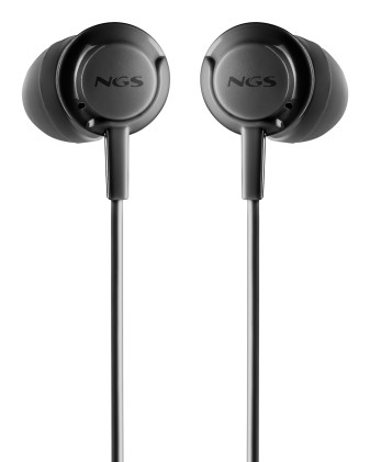 NGS CROSS DRIFT BLACK Auricolare Cablato In-ear Musica e Chiamate Nero