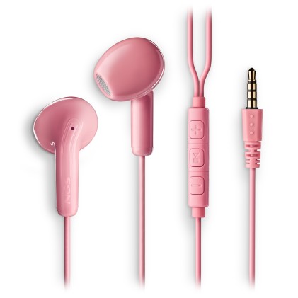 NGS CROSS FLIP Auricolare Cablato In-ear Musica e Chiamate Rosa