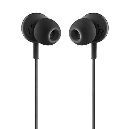 NGS CROSS STEP Auricolare Cablato In-ear Musica e Chiamate USB tipo-C Nero