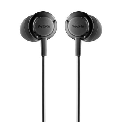 NGS CROSS STEP Auricolare Cablato In-ear Musica e Chiamate USB tipo-C Nero
