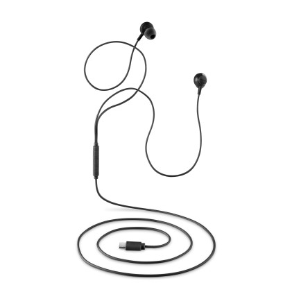 NGS CROSS STEP Auricolare Cablato In-ear Musica e Chiamate USB tipo-C Nero