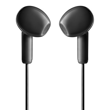 Ngs Cross Flip Black: Cuffie Intrauricolari Con Microfono E Controllo Del Volume. Pulsante Multifunz